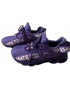 DYKHMATE DM028007 Womens 8.5 NWOT Purple Knit Running Walking Sneakers